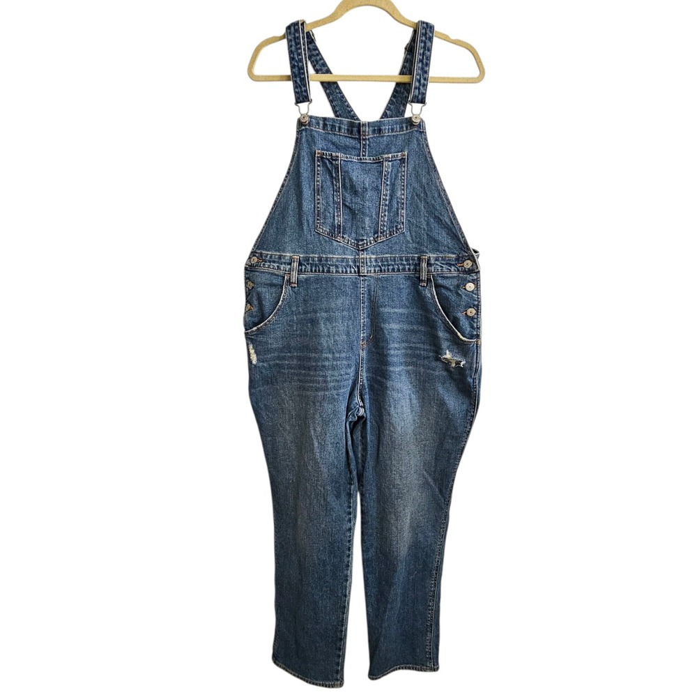 Old Navy Women's Denim Blue Overalls